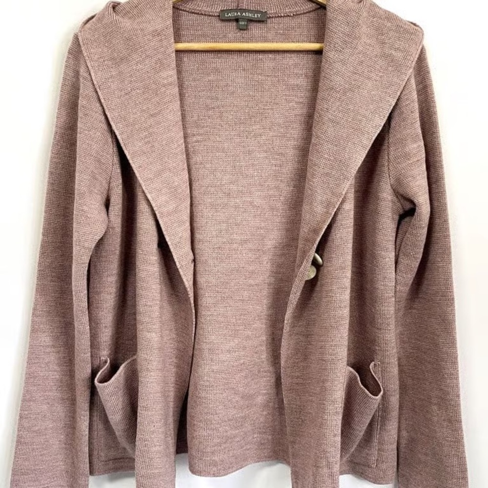 Laura Ashley Women's Mauve Cardigan